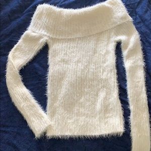 Off shoulder sweater